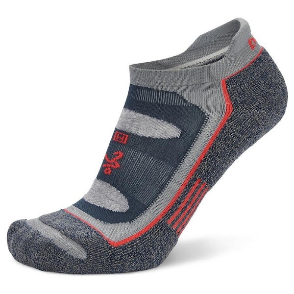 Balega Blister Resist No Show Running Socks Dry Feet US W 8.5-10.5/M 7-9 Grey