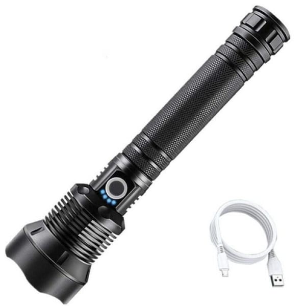 Ozoffer Super Bright Tactical Flashlight Zoomable Rechargeable Torch Light