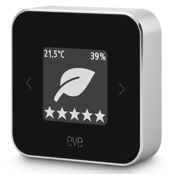 Eve Room 5V Wireless Indoor Air Quality Temperature/Humidity Monitor w/ Thread