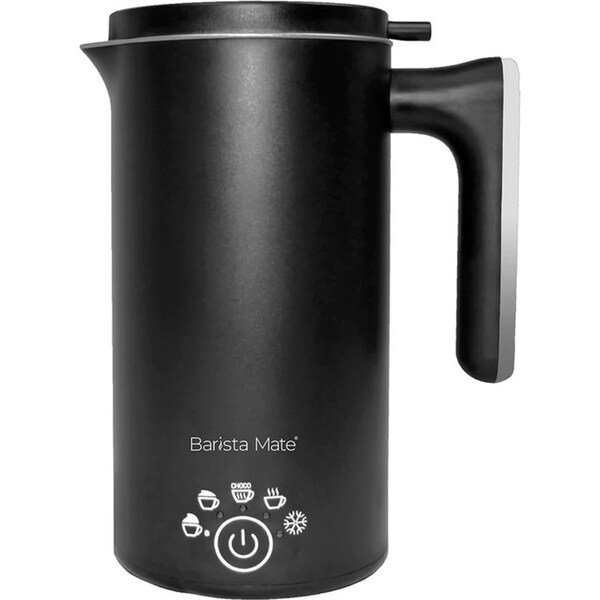 Healthy Choice Electric Barista Mate 21.6cm/500W Hot/Cold Foam Milk Frother BLK