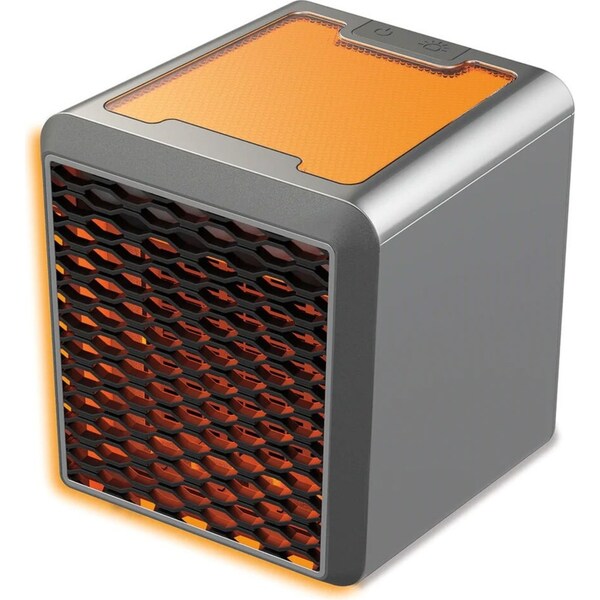 TV Shop Electric Handy Space Heater Pure Warmth Home Portable Ceramic 1200W 25cm