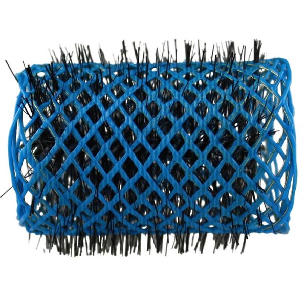 Original Swiss Brush Rollers 42mm Blue (4 per pack)
