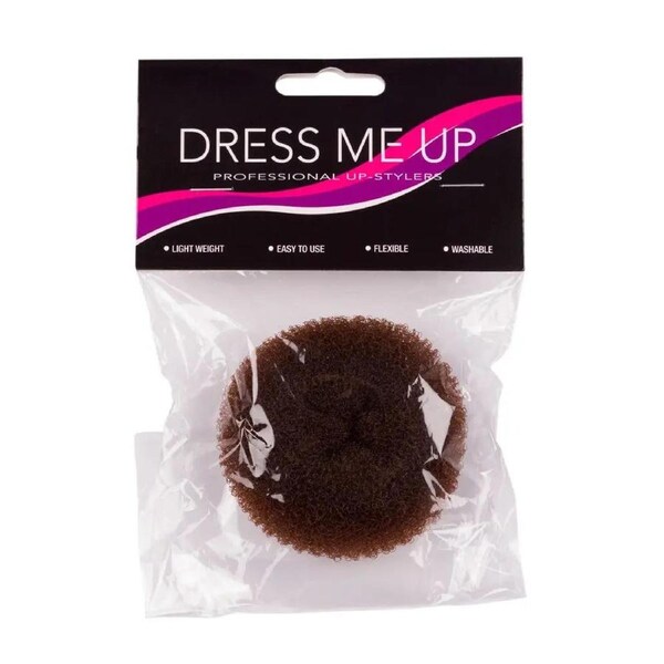 Dress Me Up Hair Donut - Small Brown