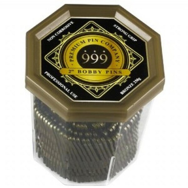 999 Premium Bobby Pins 2 Inch Bronze 250pc