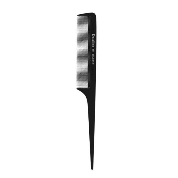 Dateline Black Celcon Tail Comb 501 - Plastic Tail Comb