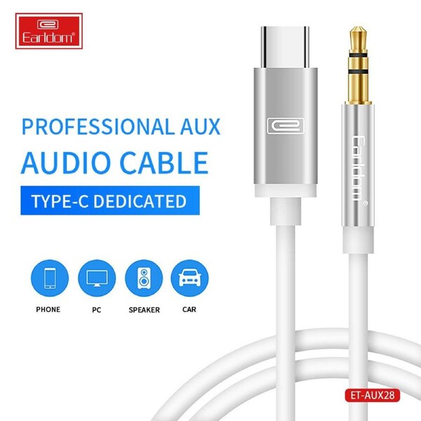 ET-AUX28 100CM Aux cable to type C