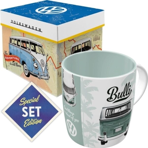 Nostalgic Art VW Good Things Are Ahead Of You 330ml Novelty Mug/Gift Box Combo