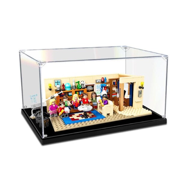 Acrylic Display Case for LEGO 21302 IDEAS The Big Bang Theory Figure Storage Box Dust Proof Glue Free