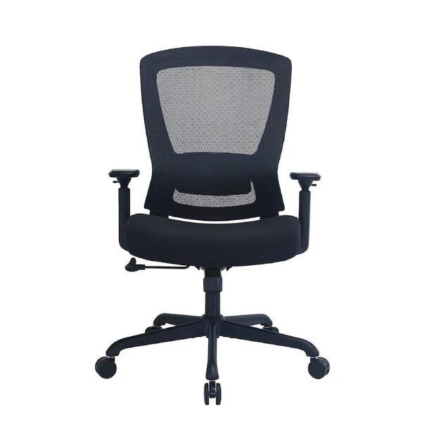 Daisey Mid-Back Black Fabric Seat Task Chair