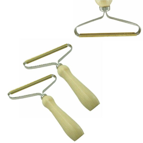 2PCS Lint Remover Reusable Clothes Fuzz Shaver Trimmer Manual Roller Portable