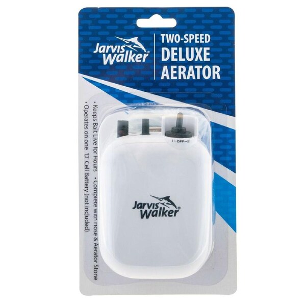 Jarvis Walker 2 Speed Aerator Pump -Battery Operated with Air Hose and Air Stone