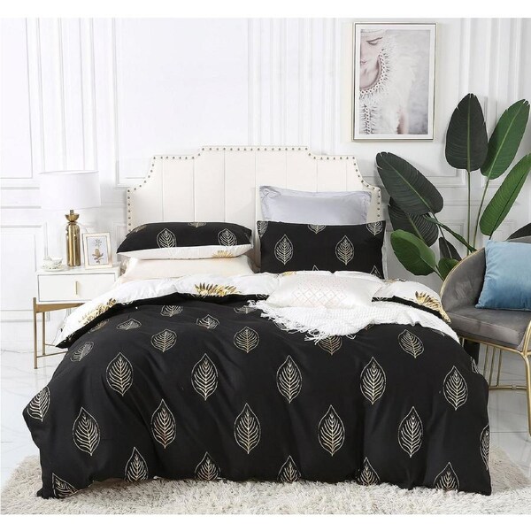 Reversible Design Super King Size Bed Quilt/Doona/Duvet Cover Set 462B