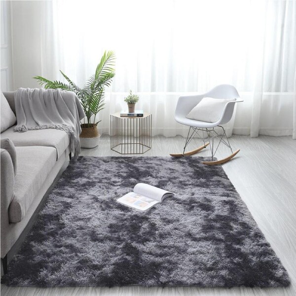 Advwin Non-Slip Shaggy Rug 200 x 230cm