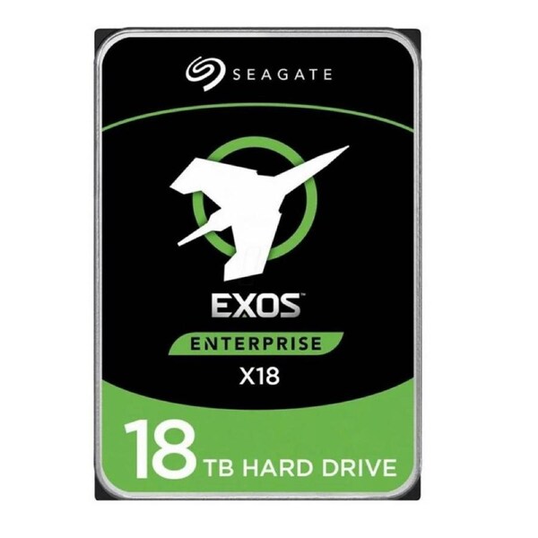 Seagate 18TB 3.5' SATA EXOS X18 Enterprise 512E/4KN INTERNAL 3.5 SATA DRIVE - ST18000NM000J