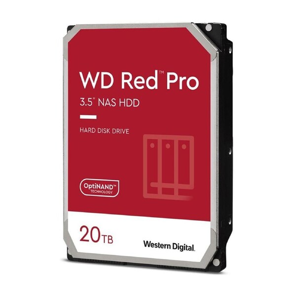 Western Digital WD Red Pro 20TB 3.5' NAS HDD SATA3 7200RPM 512MB Cache ...