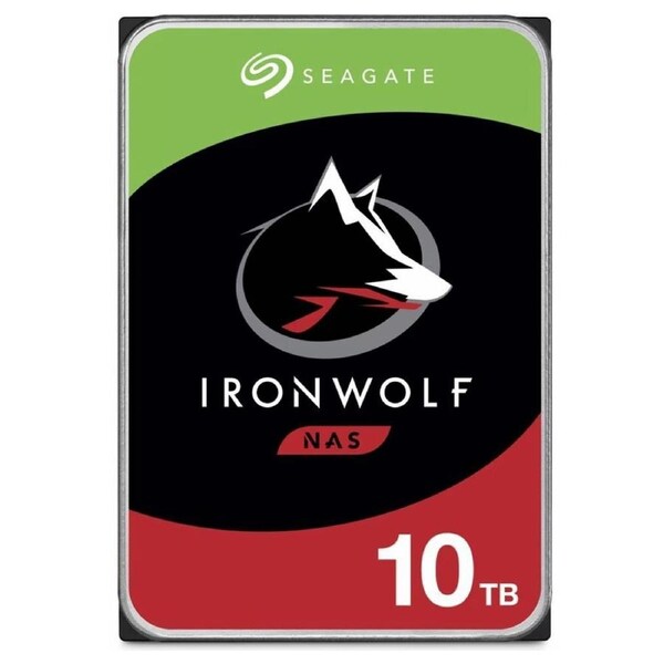 Seagate 10TB 3.5' IronWolf 7200 RPM 256MB Cache SATA 6.0Gb/s 3.5' Hard Drives Bare Drive