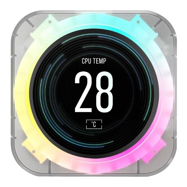 Corsair iCUE ELITE CPU Cooler LCD Display Upgrade Kit ICE - transforms your CORSAIR ELITE CAPELLIX CPU cooler into a personalized dashboard Display