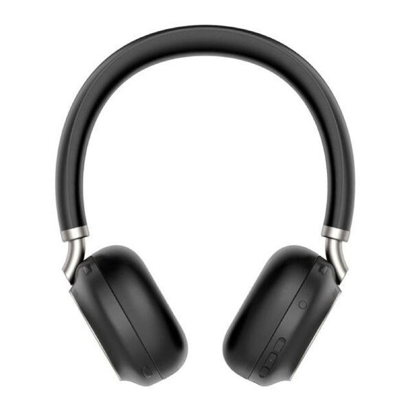 Yealink BH76 Teams Certified Bluetooth Wireless Stereo Headset, Black, ANC, USB-A, Rectractable Microphone, 35 hours battey life