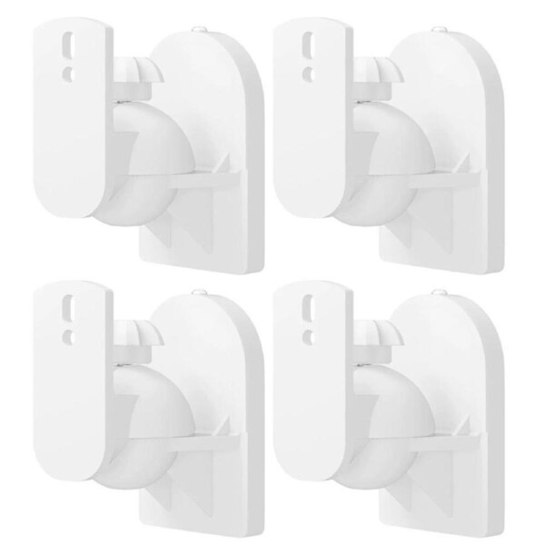 4pc Goobay Satellite Audio Speaker Wall Mount/Bracket Home Studio Up To 3.5kg WT