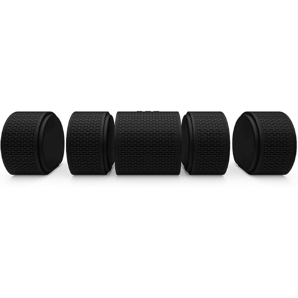 Air Audio The Worlds First Pull-Apart Wireless Bluetooth Speaker Portable Surround Sound and Multi-Room Use, Black