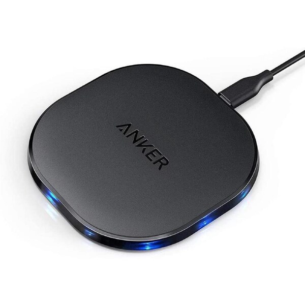 Anker 10W Wireless Charger, Certified Wireless Charging Pad, PowerPort Wireless 10 Compatible iPhone XS MAX/XR/XS/X/8/8 Plus, 10W Fast-Charging Gal
