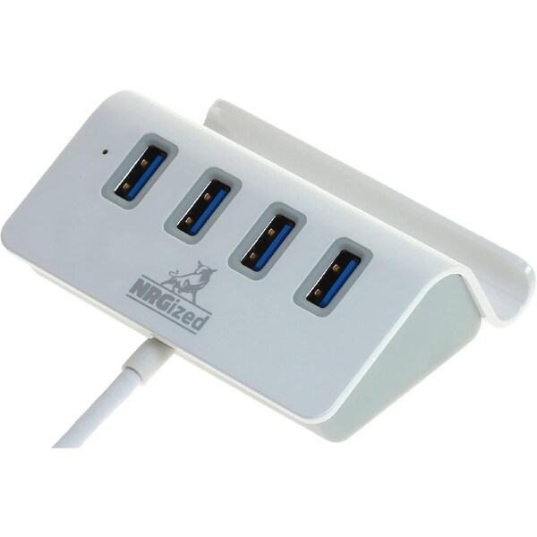 Artix M-325 USB 3.0 4-Port Portable Hub w/ Stand 2-Foot USB 3.0 Cable