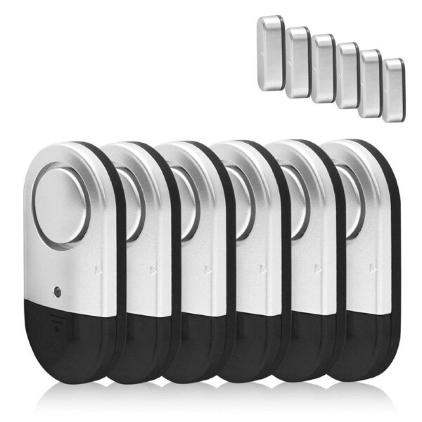 Toeeson Window Door Alarm, 120DB Pool Alarm for Doors, Magnet Triggered Home Security Burglar Alarm for Doors and Windows