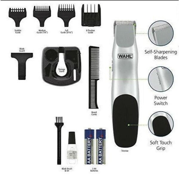 Wahl Beard and Mustache Battery-Operated Trimmer #9906-717
