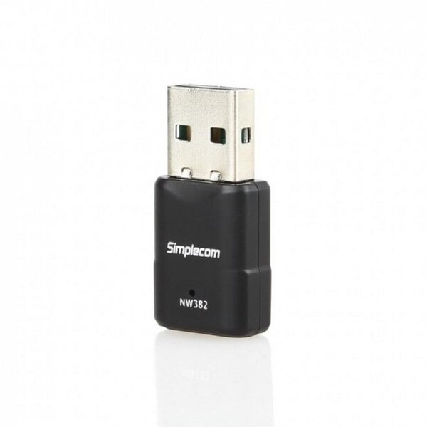 Simplecom Mini Wireless N USB WiFi Adapter 802.11n 300Mbps [NW382]