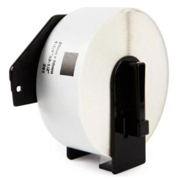 Brother DK-11208 Compatible White Label w/Holder 38mm x 90mm 400/roll
