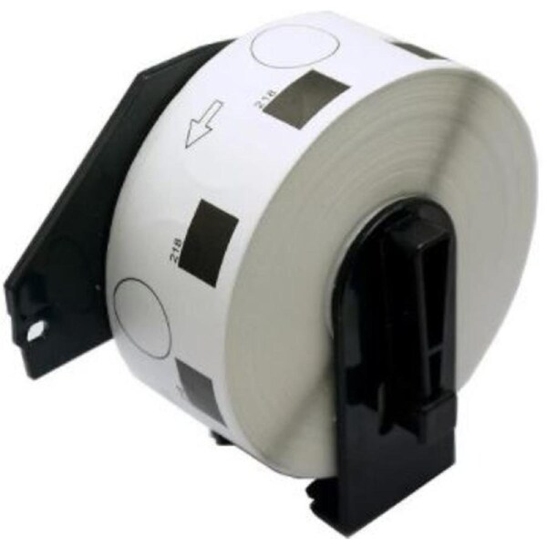 Brother DK-11221 Black on White Thermal Die-Cut Compatible Label Roll (23x23mm) 1000/roll