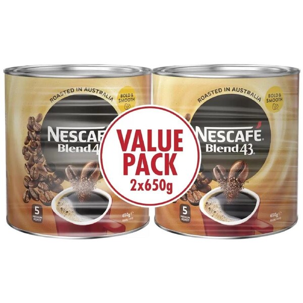 Nescafe Blend 43 Coffee 650g x 2