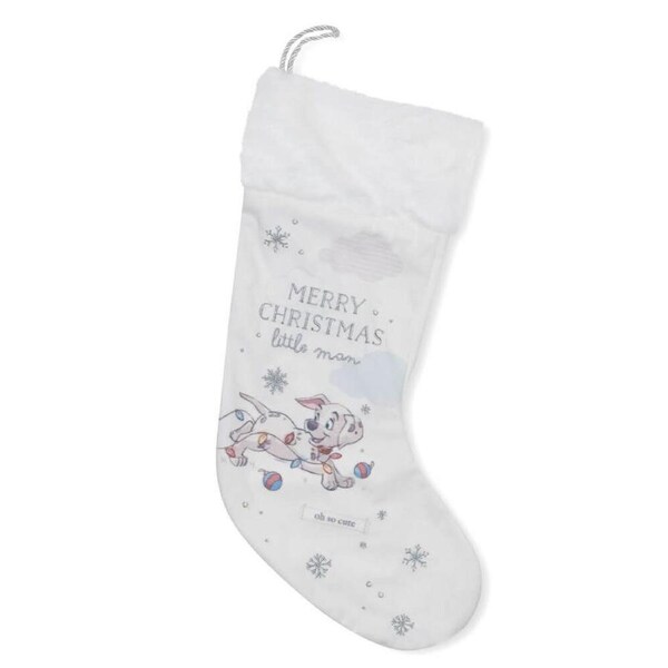 Dalmatians 'Little Man' Christmas Stocking 57cm