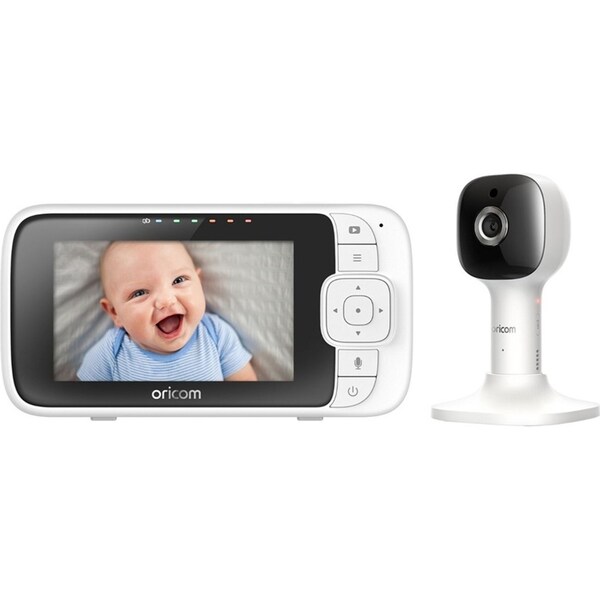 Oricom OBH430 Nursery Pal 4.3" Smart HD WiFi Baby Monitor w/ Night Light