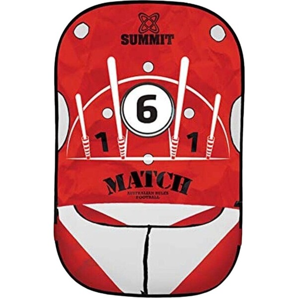 Summit Australian Rules Handball Target AFL Footy Football - Red