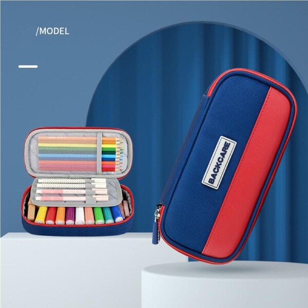 YOME 180 Degree Opening Kids School Pencil Case With Large Capacity
