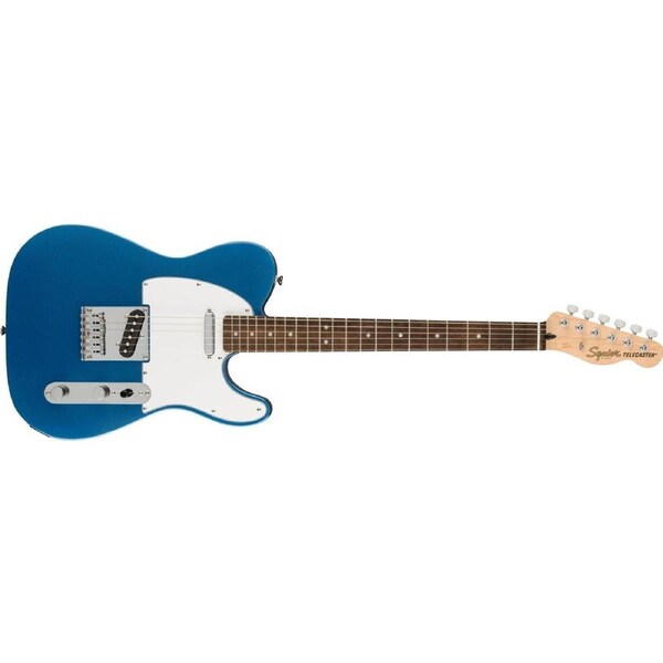 Squier Affinity Series Telecaster® Electric Guitar, Laurel Fingerboard, White Pickguard, Lake Placid Blue