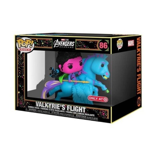 Marvel Comics - Valkyrie Black Light US Exclusive #86 Pop! Ride