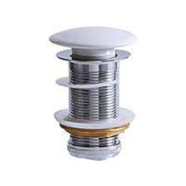 White Basin Pop Up Waste 32mm Without Overflow