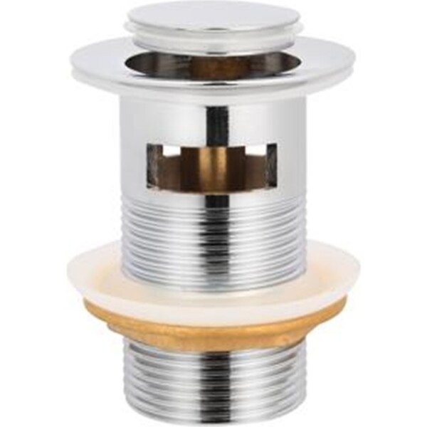 Chrome Basin Pop Up Waste 32mm With Overflow