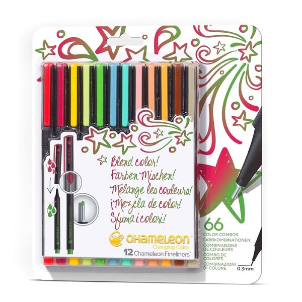 Chameleon Colour Blending Fineliner Pens - Designer Colours