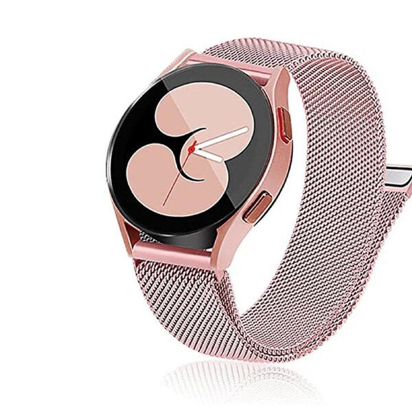 Samsung Galaxy Watch 4 Classic 40 44 42 45 46mm Milanese Magnetic Replace Band-Rose Pink