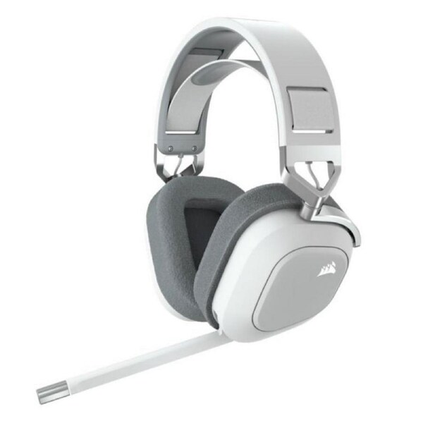 Corsair HS80 RGB Wireless White- Dolby Atoms, 50mm Driver, Ultra comfort, Hyper [CA-9011236-AP]