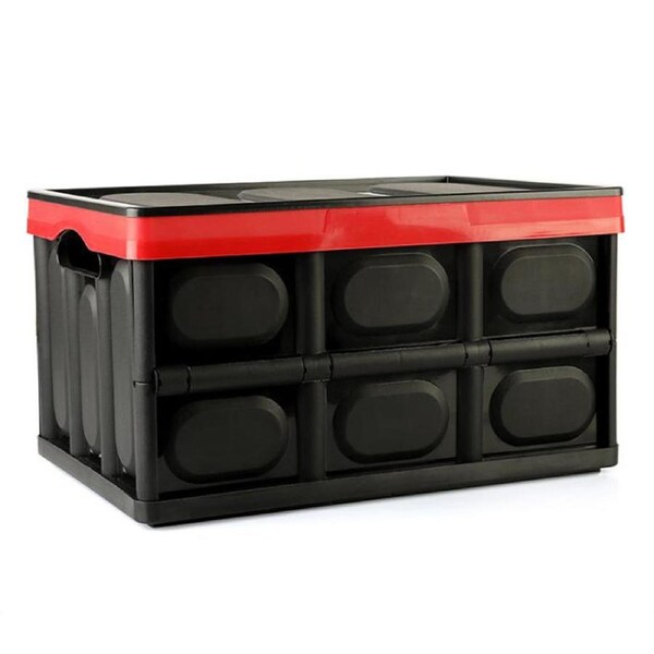 Elora Multi-purpose Car Organiser Folding Foldable storage Box Boot Trunk 29L Black