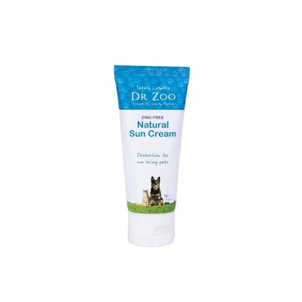 Pet Zinc Free Sun Cream 50 gram Dog & Cats by Dr Zoo (Moo Goo)