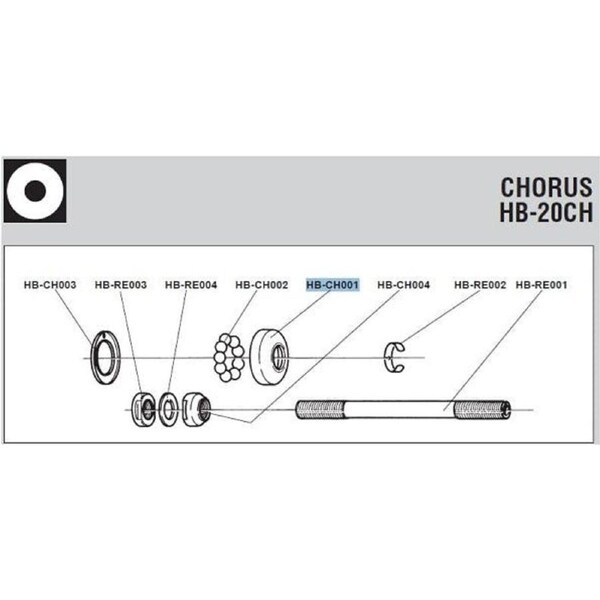 Campagnolo Chorus Front Hub Cup HB-CH001