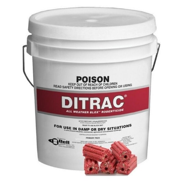 Ditrac 1.8kg Rat & Mouse Bait Blox - Rodenticide - 933005