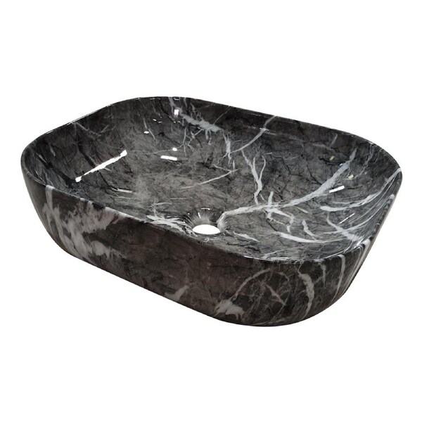 Bathroom Rectangle Above Counter Ceramic Wash Basin 485*395*145mm