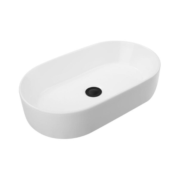 53CMx30CM Bathroom Basin Vanity Ceramic Basin Above Counter Top Hand Wash Basin Oval Shape