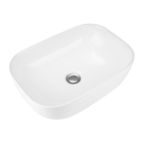 46CMx32CM Ceramic Bathroom Basin Sink Vanity Above Counter Basins White Hand Wash Bowl White